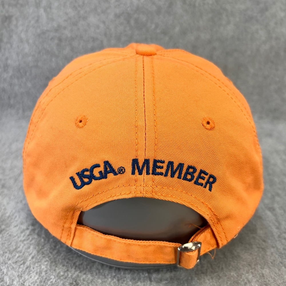 2015 U.S. Open Chambers Bay Mens Orange USGA Hat Member Golf Cap OSFM - Picture 3 of 9